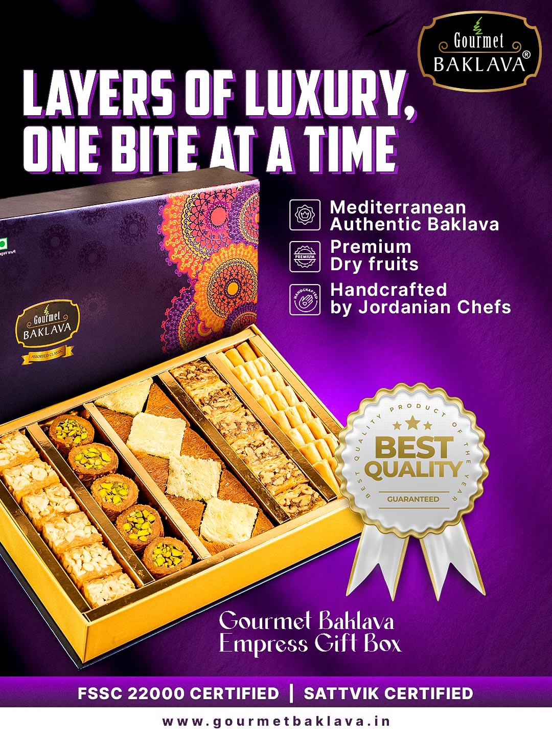 Gourmet Baklava meta ad