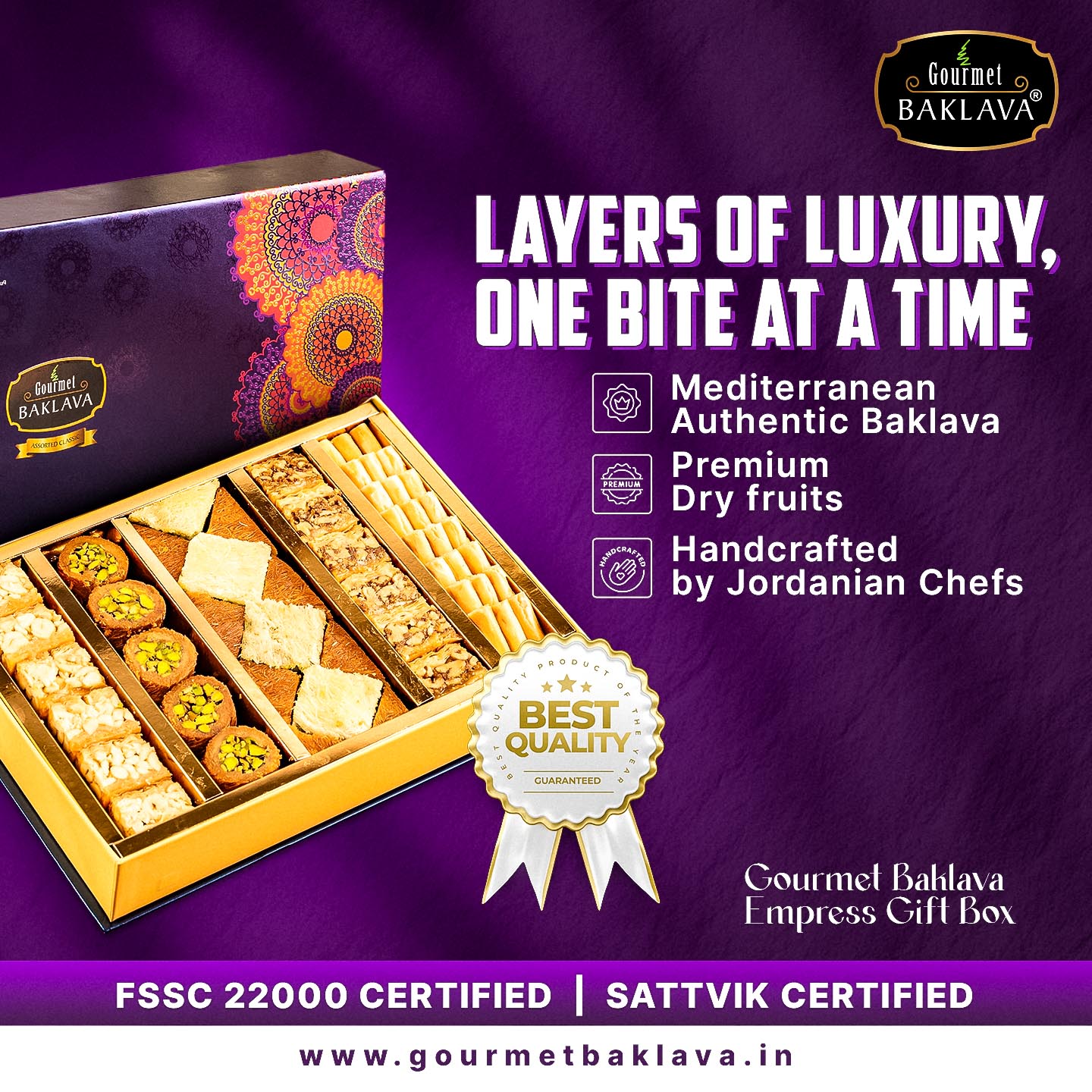 Gourmet Baklava meta ad