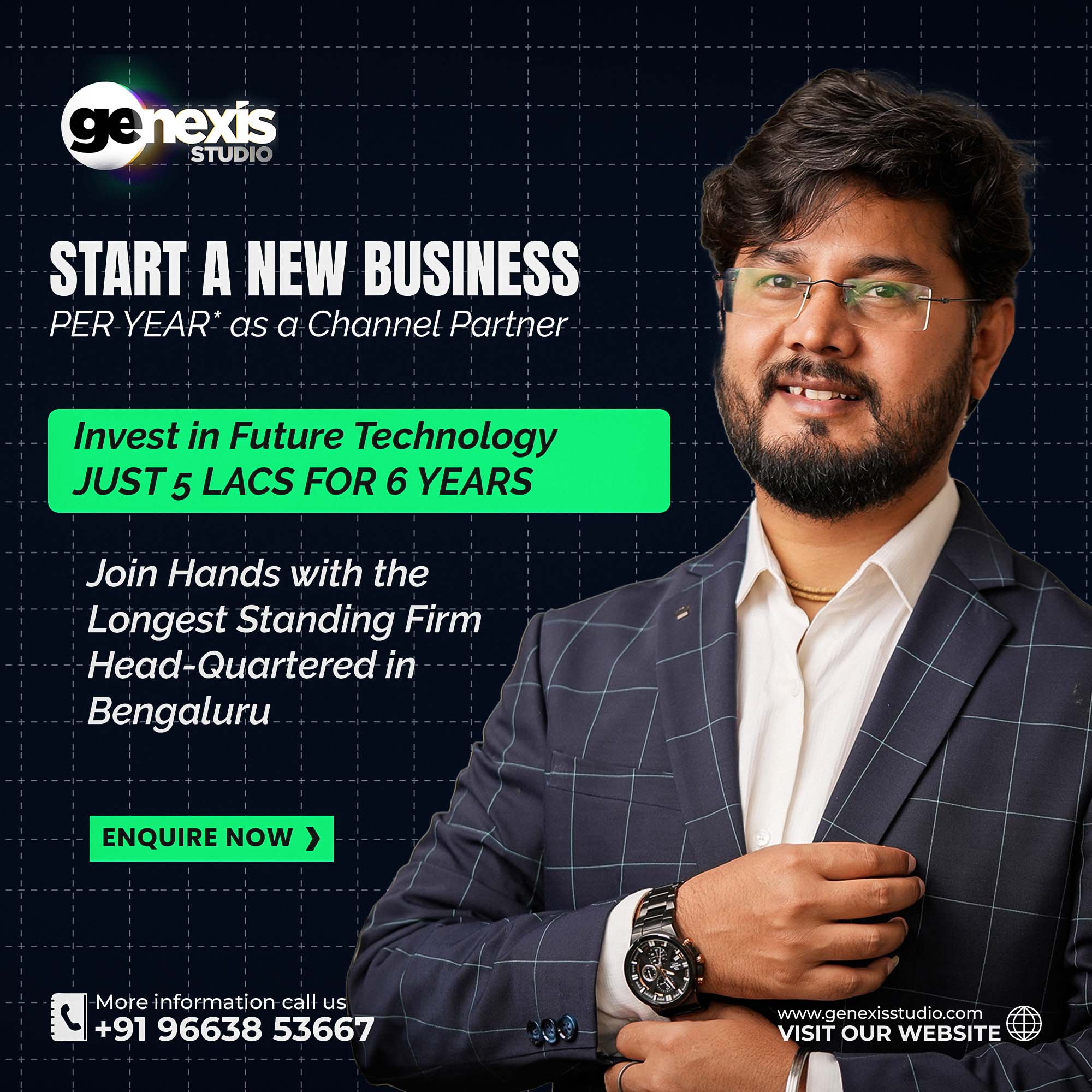 Genexis social media design by Himanshu Narwaria