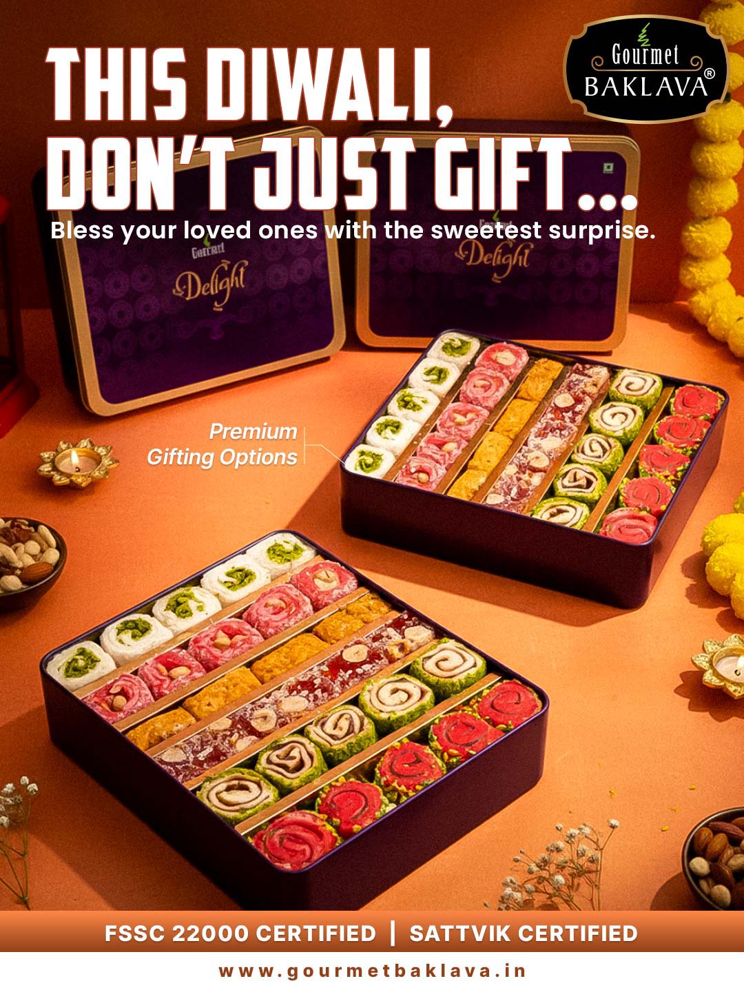 Gourmet Baklava social media design by Himanshu Narwaria