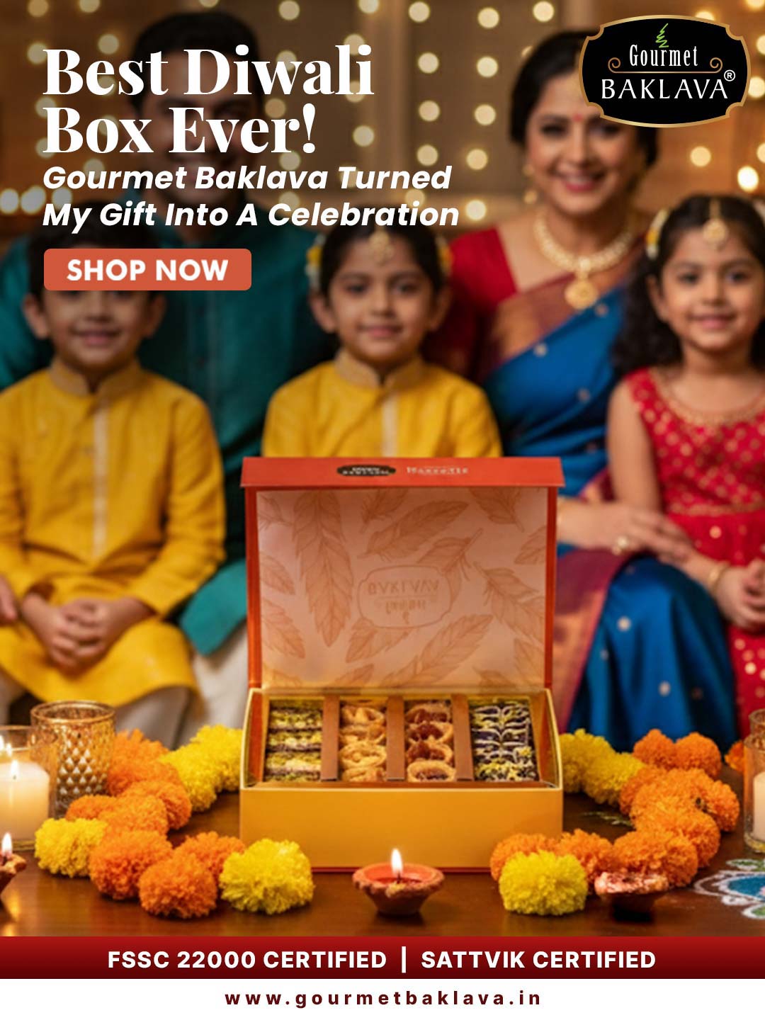 Gourmet Baklava social media design by Himanshu Narwaria