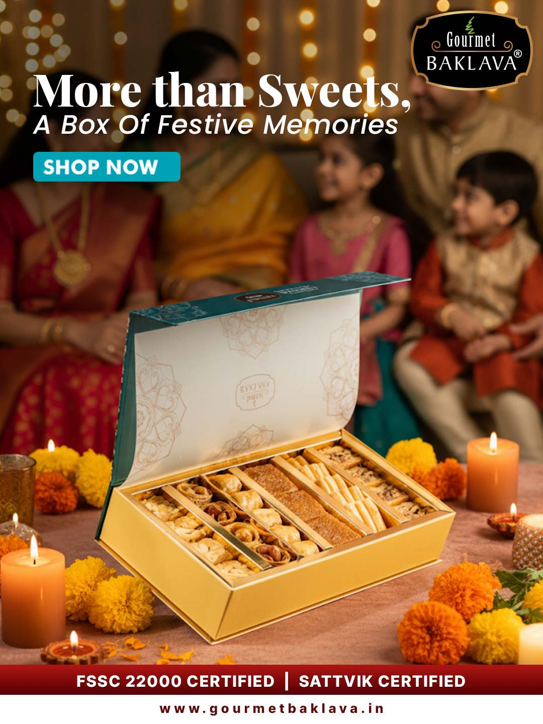 Gourmet Baklava social media design by Himanshu Narwaria