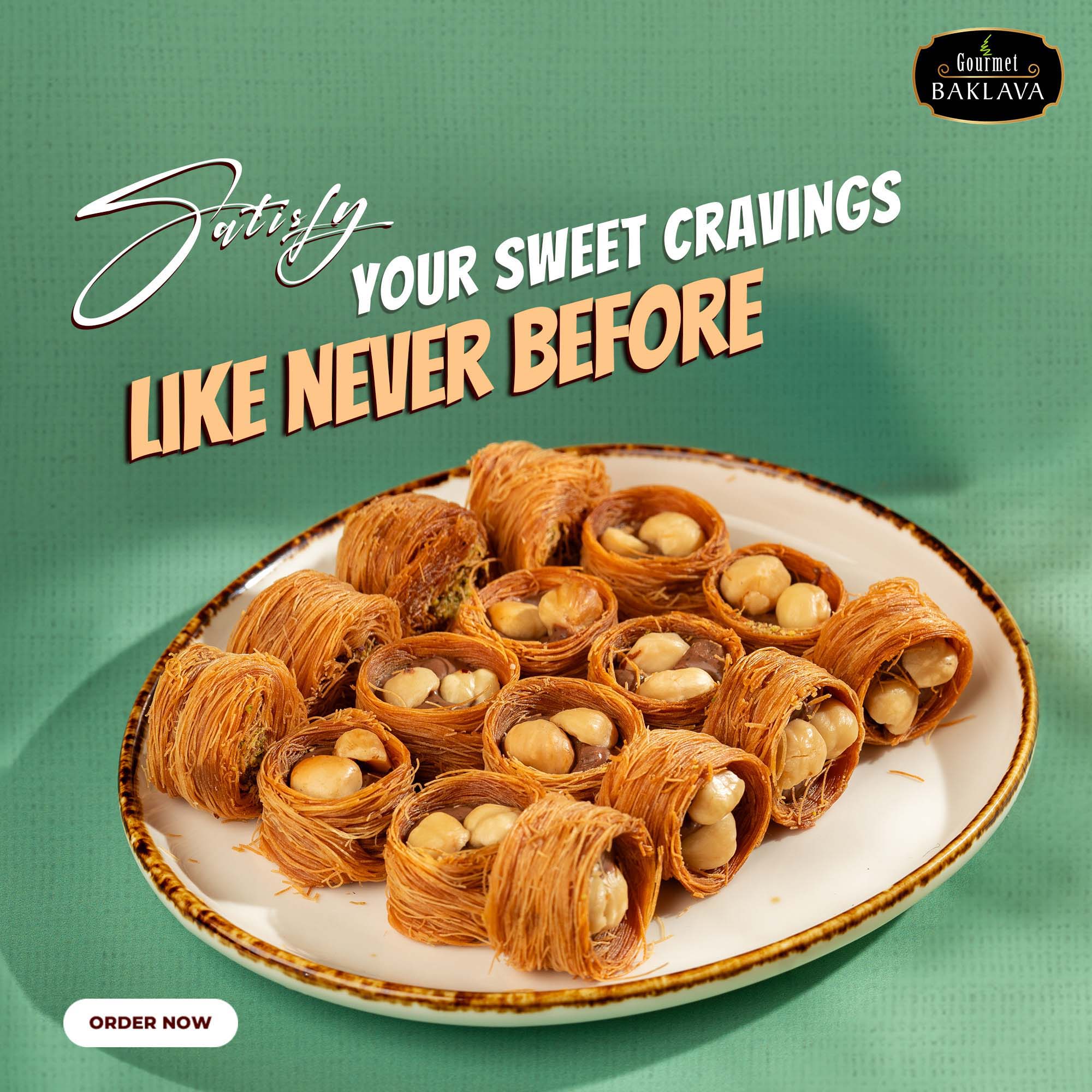 Gourmet Baklava social media design by Himanshu Narwaria