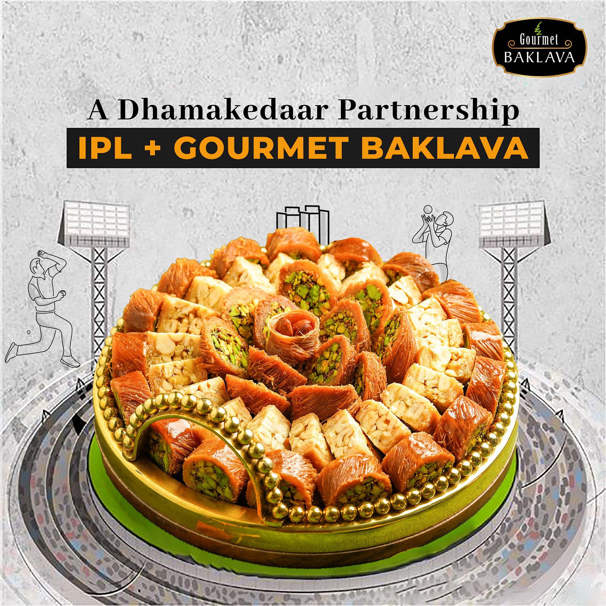 Gourmet Baklava social media design by Himanshu Narwaria