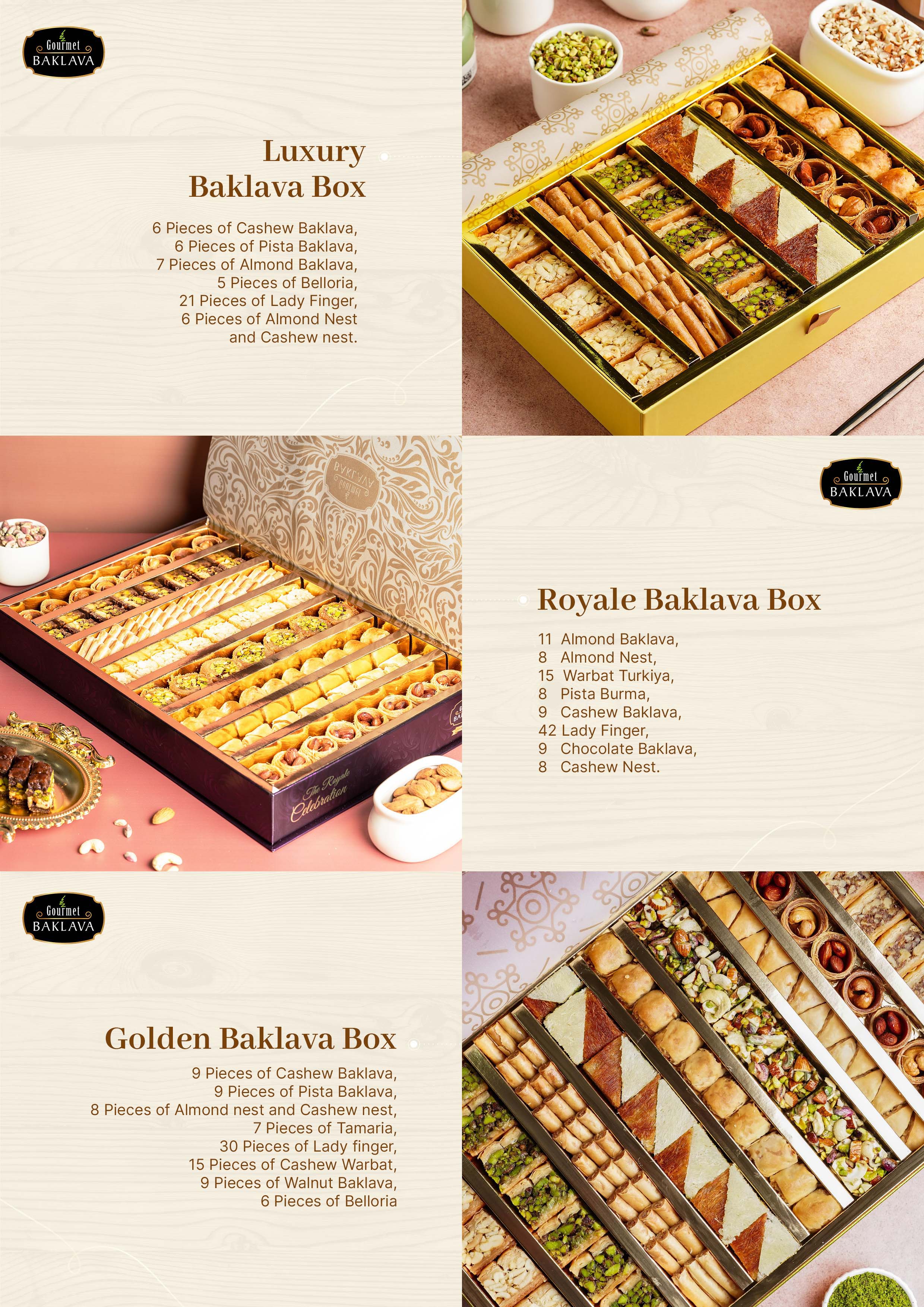 Gourmet Baklava social media design by Himanshu Narwaria