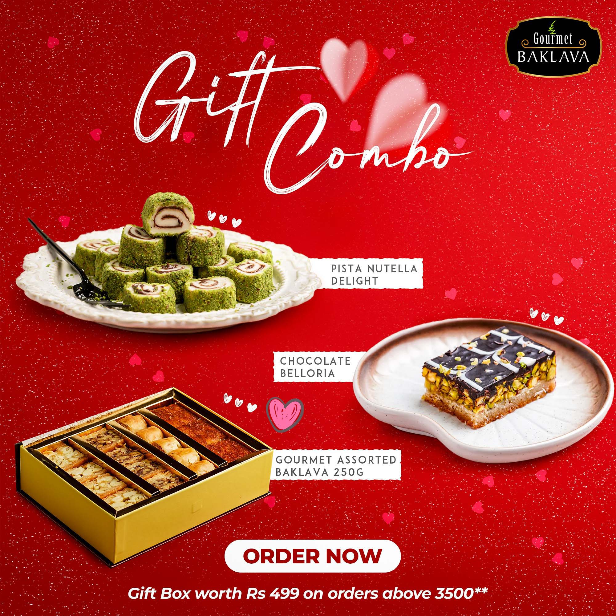 Gourmet Baklava social media design by Himanshu Narwaria