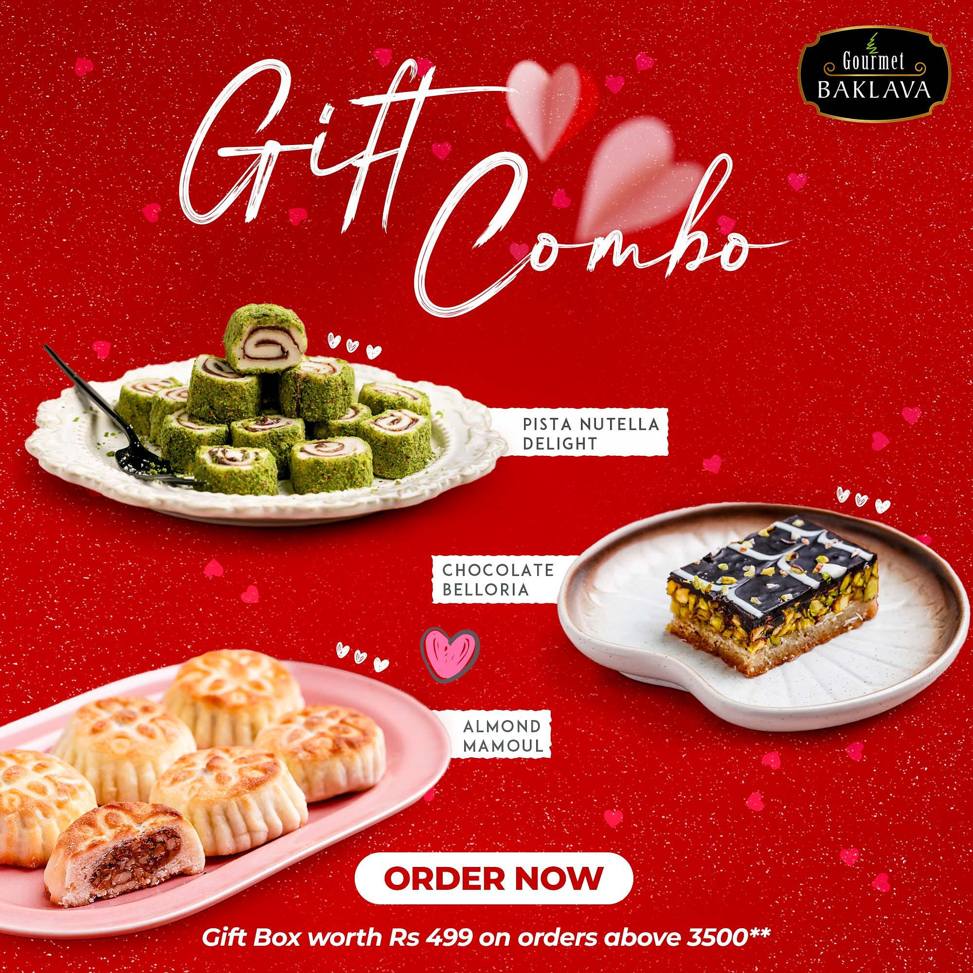Gourmet Baklava social media design by Himanshu Narwaria