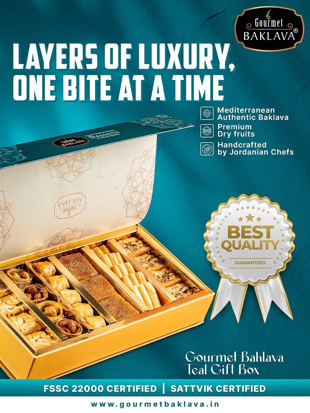 Gourmet Baklava social media design by Himanshu Narwaria