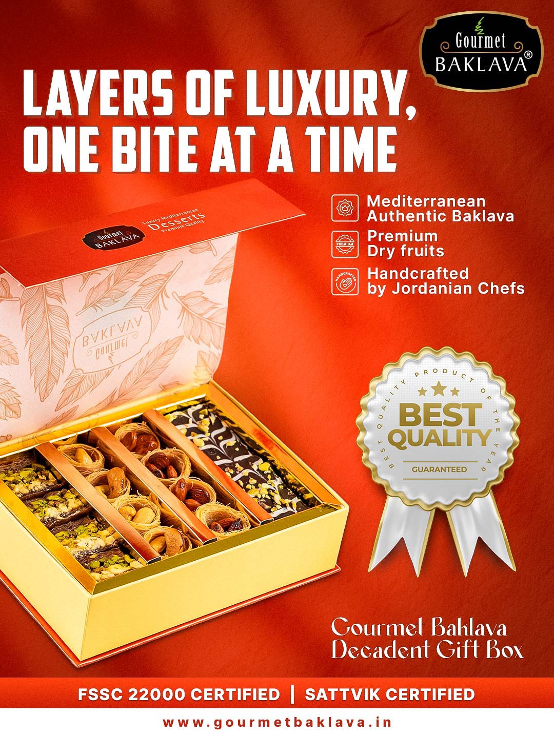 Gourmet Baklava social media design by Himanshu Narwaria