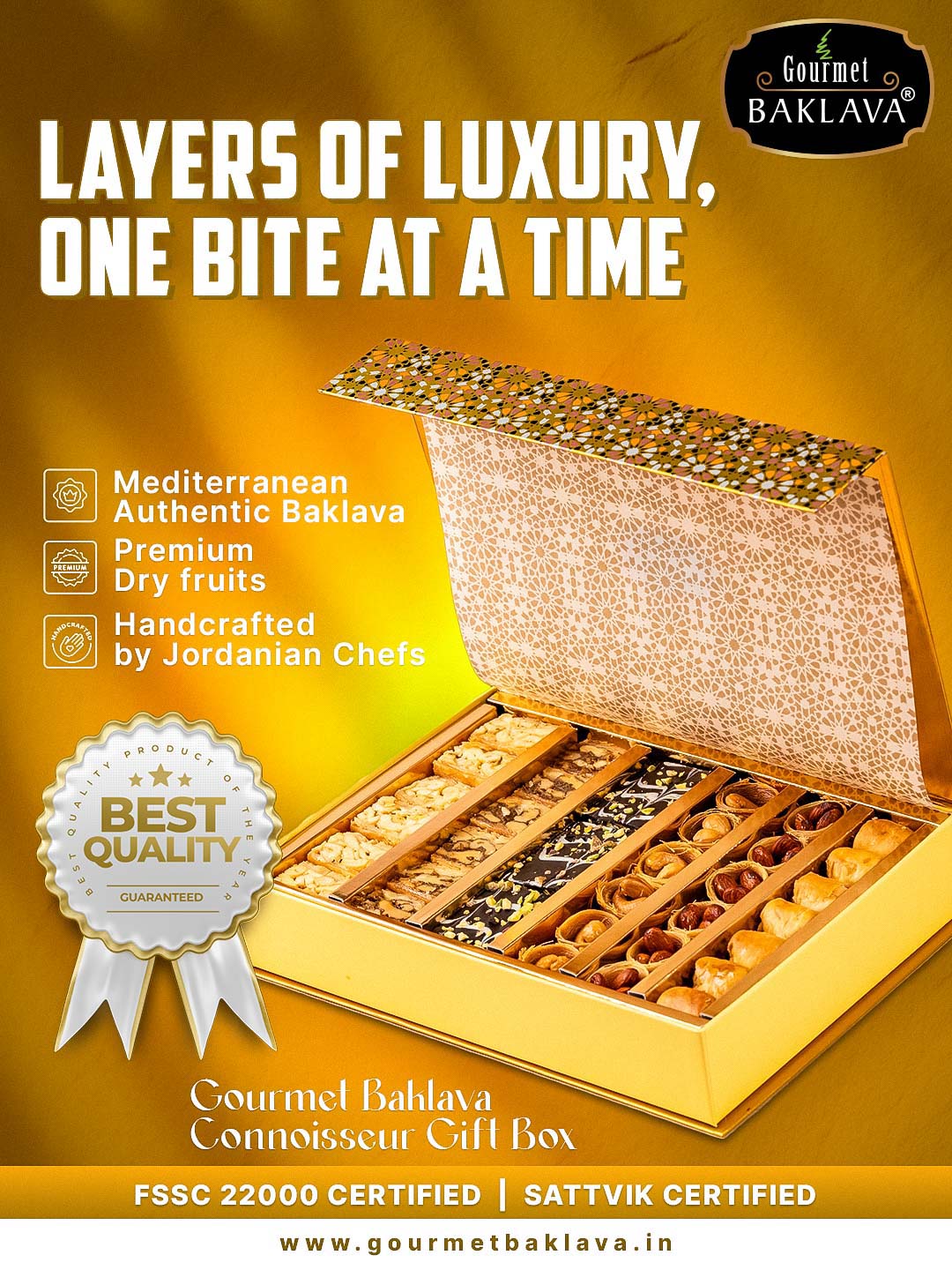 Gourmet Baklava social media design by Himanshu Narwaria