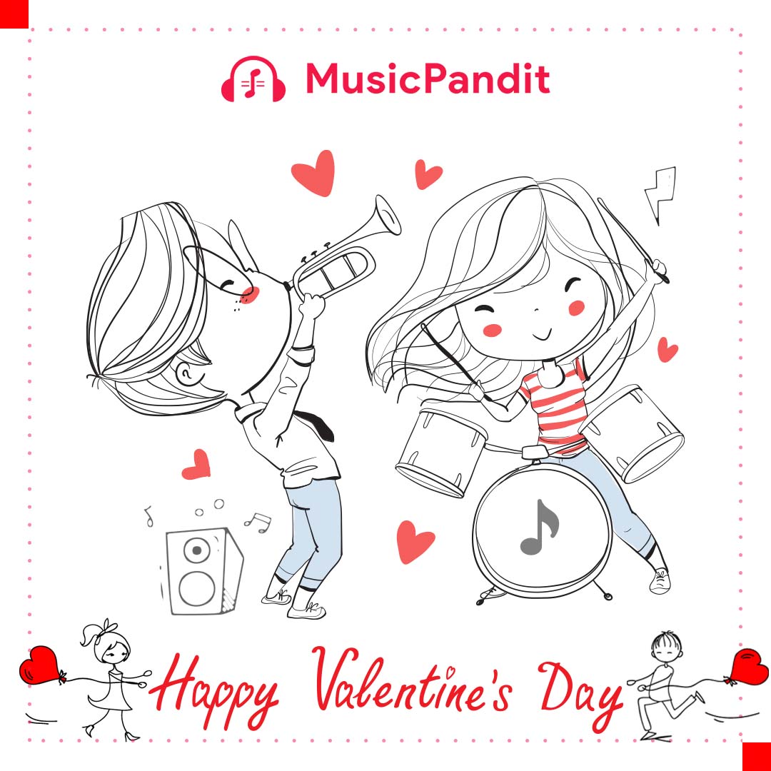MusicPandit social media design by Himanshu Narwaria