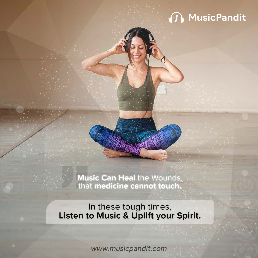 MusicPandit social media design by Himanshu Narwaria