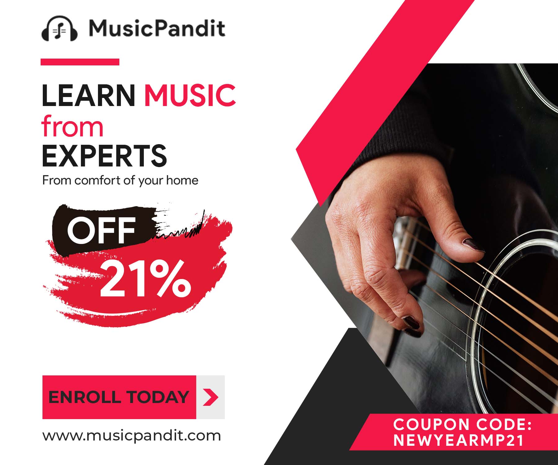MusicPandit social media design by Himanshu Narwaria