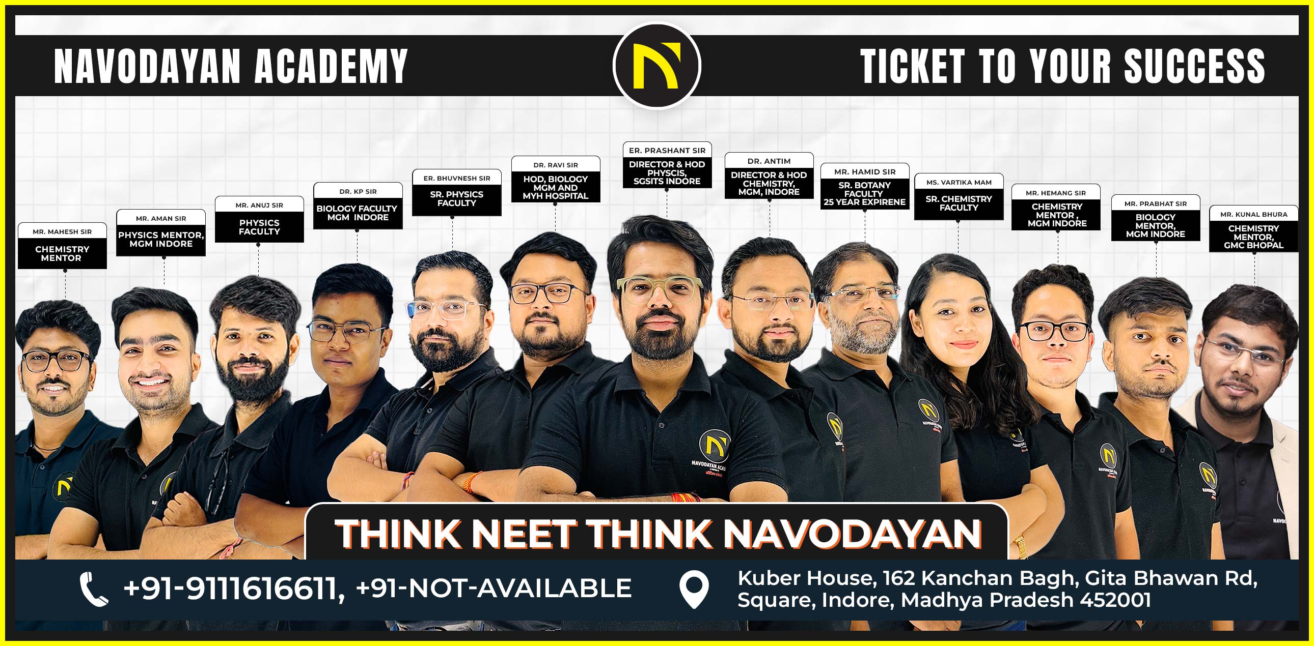 Navodayan Academy social media design by Himanshu Narwaria