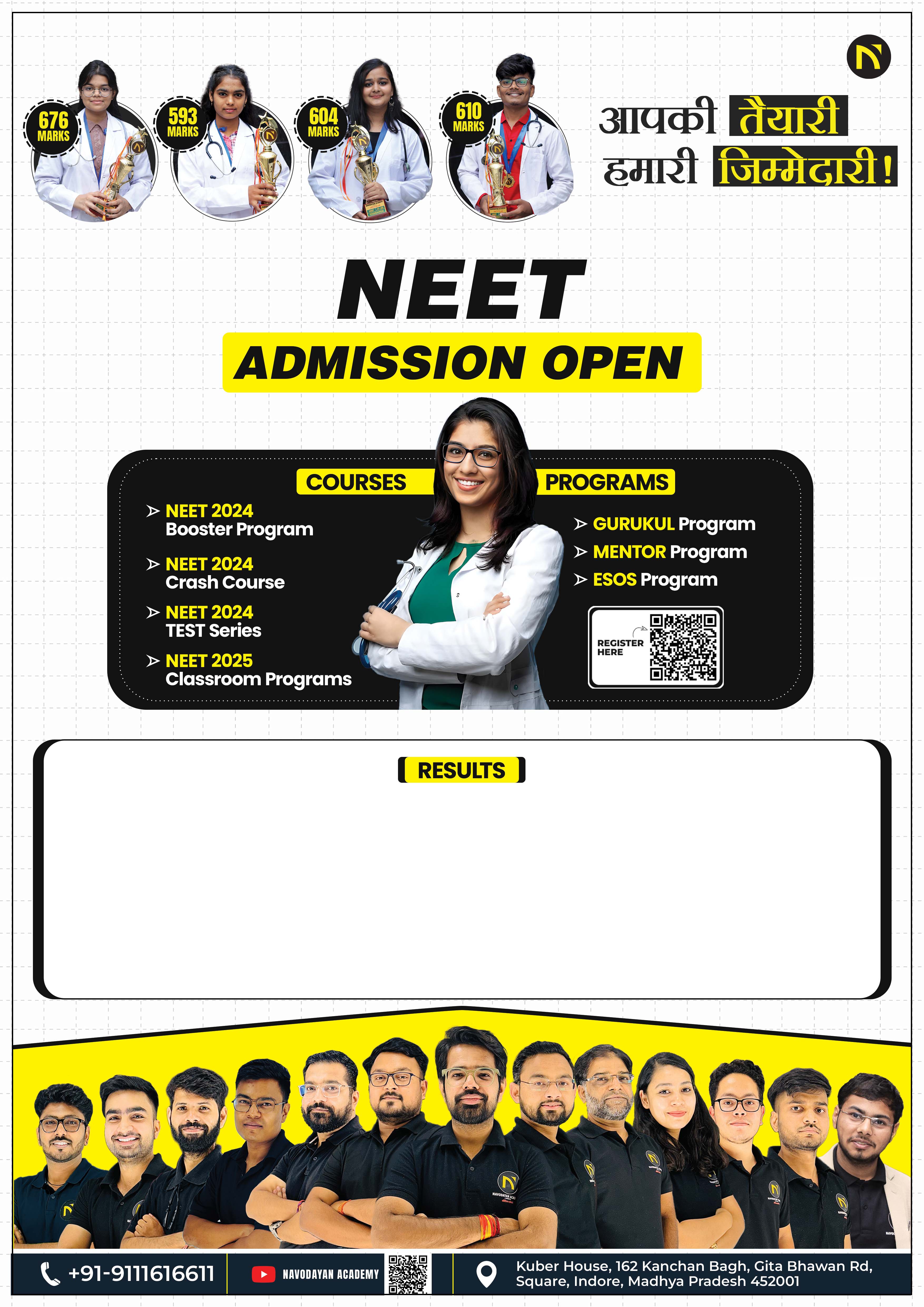 Navodayan Academy social media design by Himanshu Narwaria