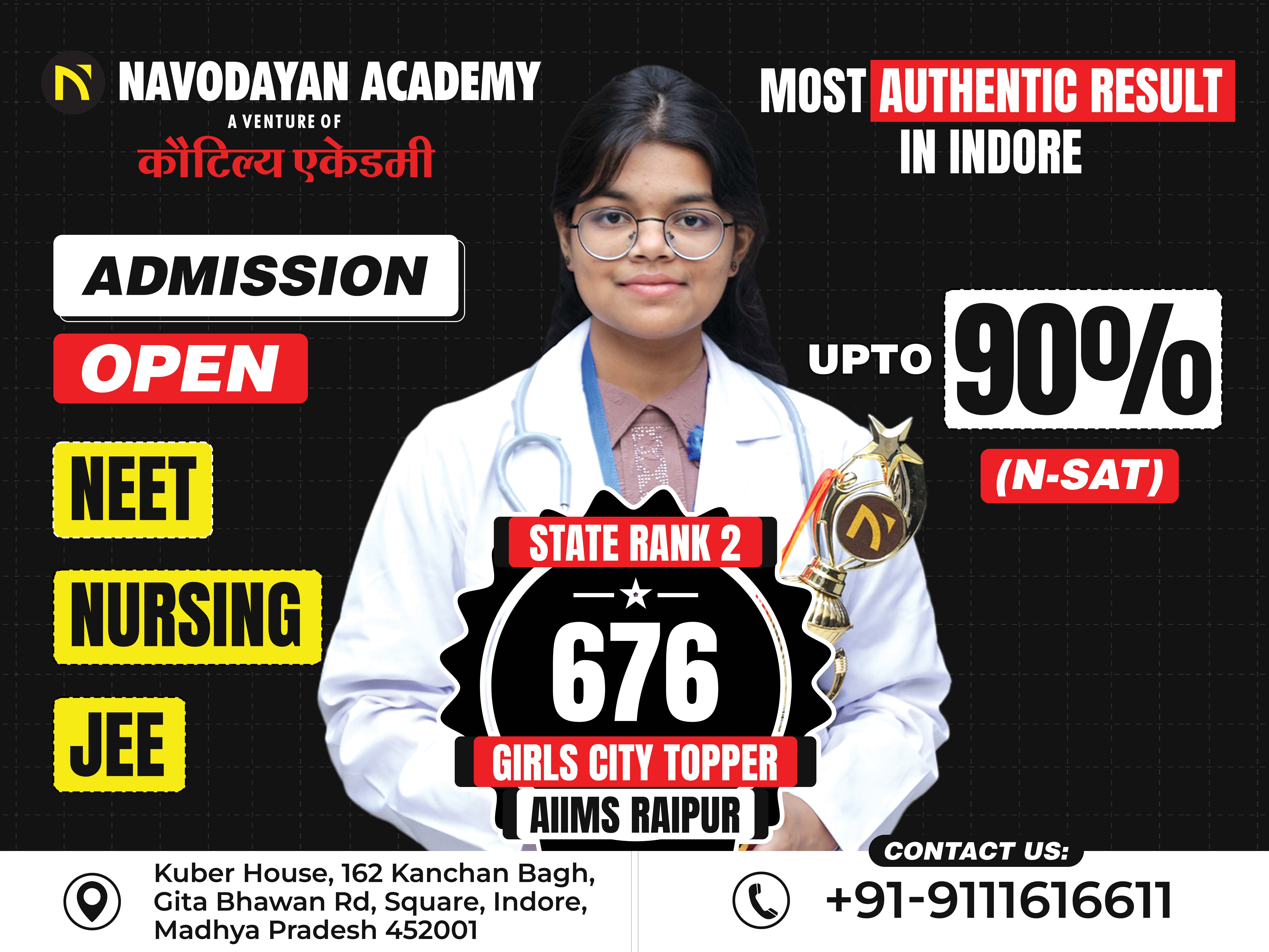 Navodayan Academy social media design by Himanshu Narwaria