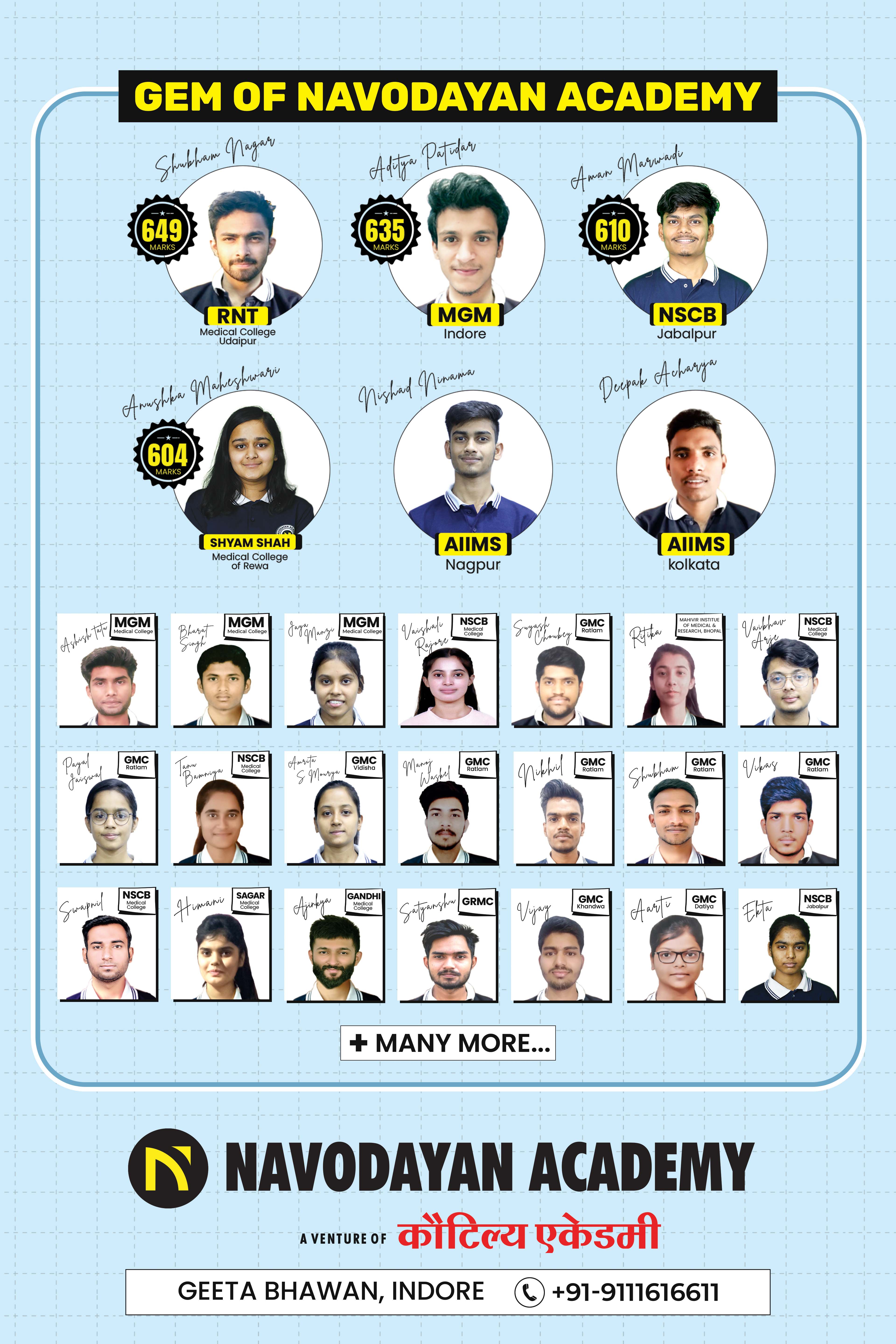 Navodayan Academy social media design by Himanshu Narwaria