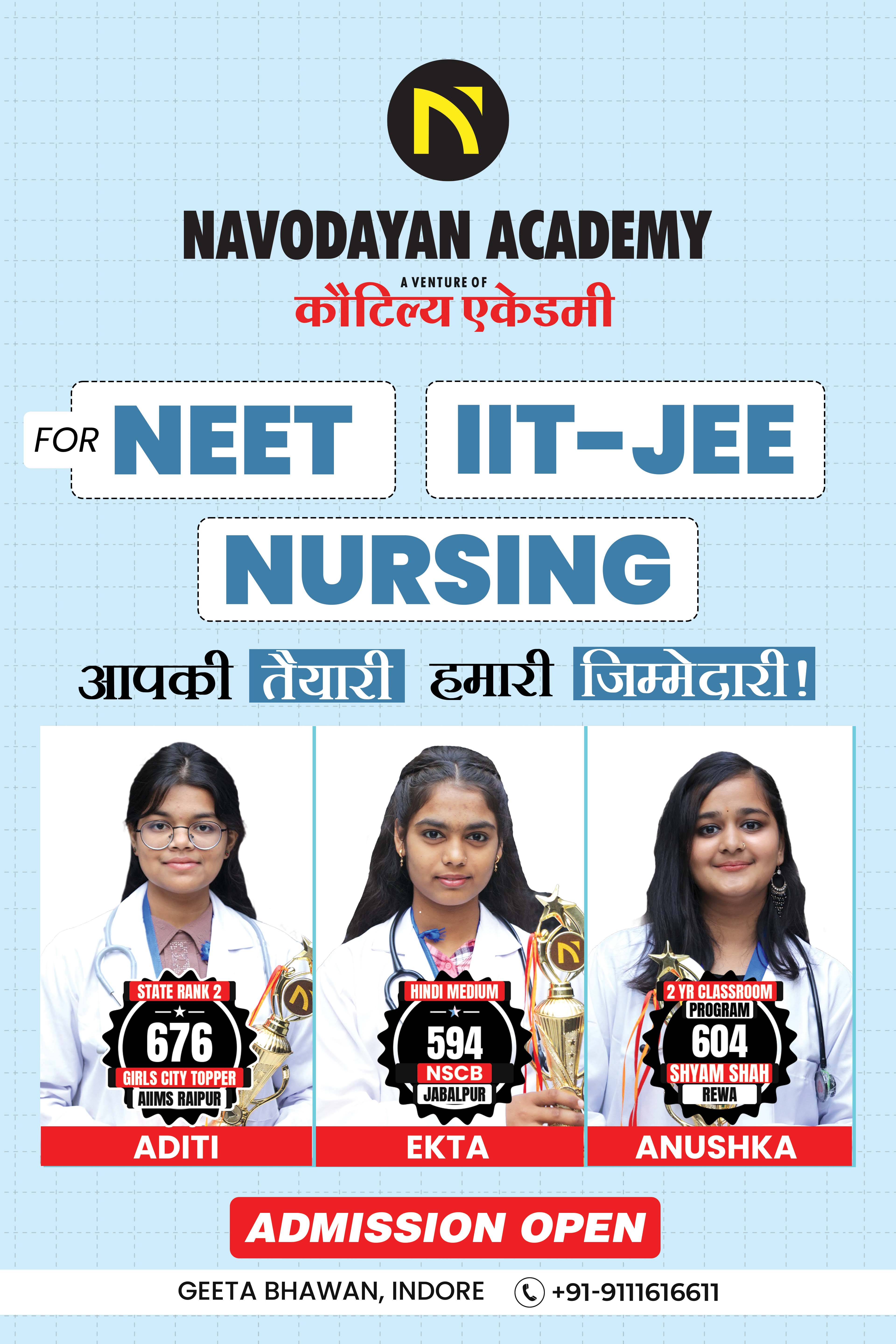 Navodayan Academy social media design by Himanshu Narwaria