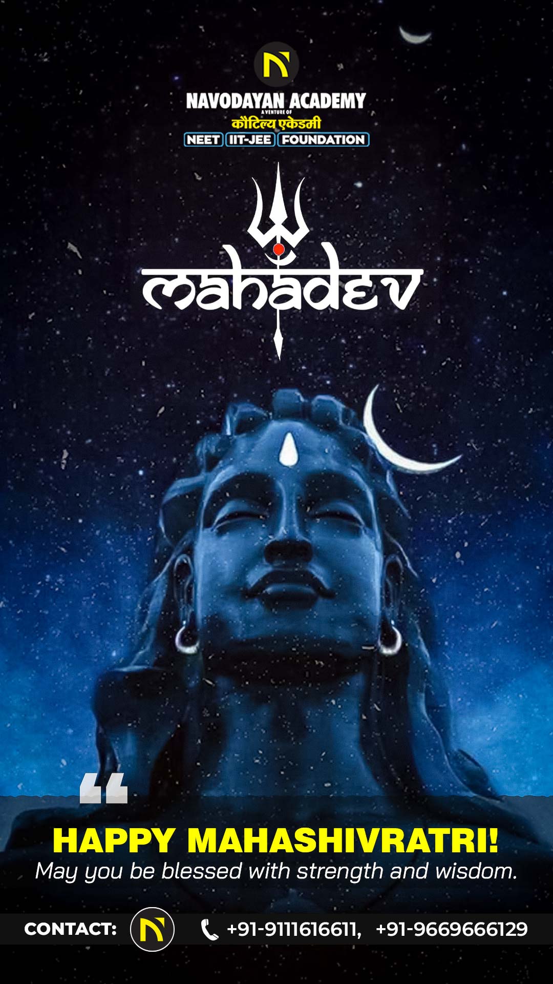 Navodayan Academy social media design by Himanshu Narwaria