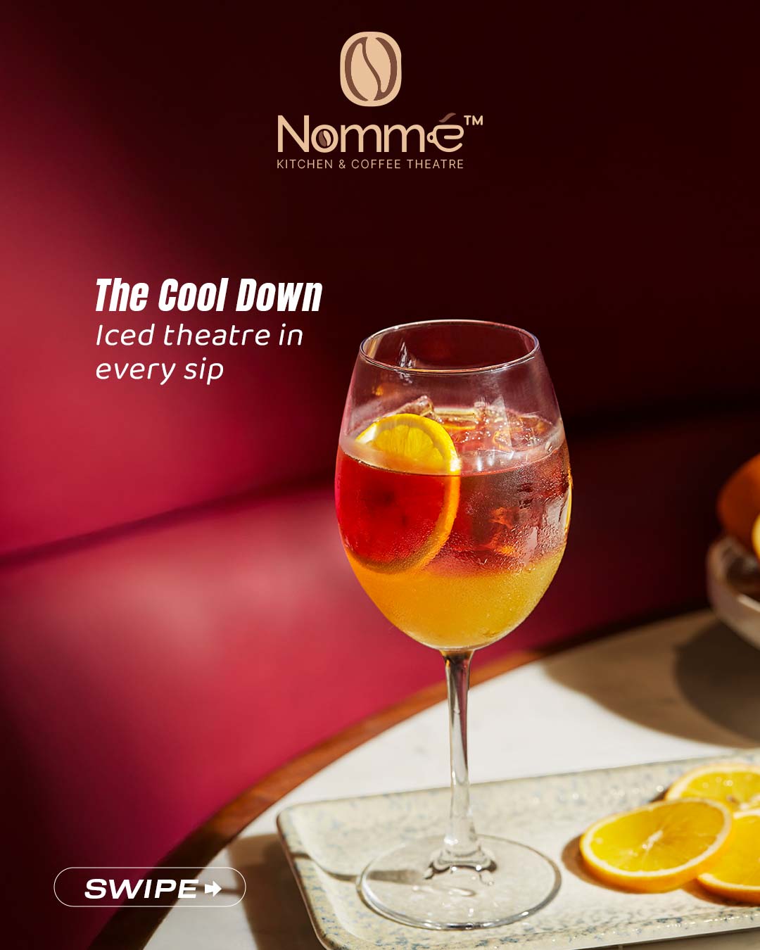 Nomme Kitchen & Coffee Theatre Instagram design by Himanshu Narwaria