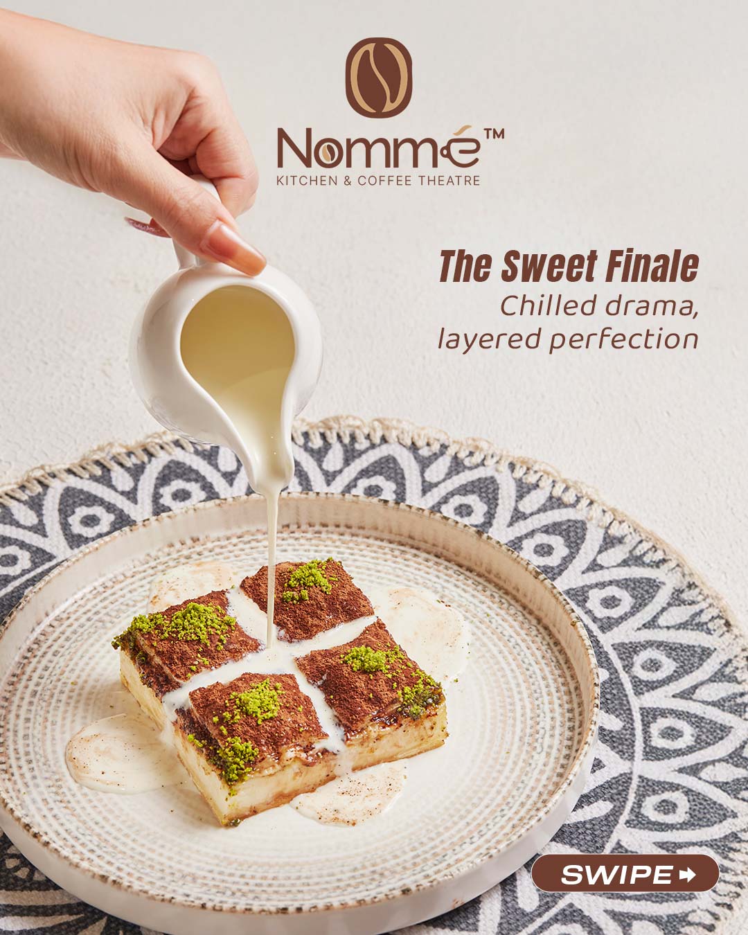 Nomme Kitchen & Coffee Theatre Instagram design by Himanshu Narwaria