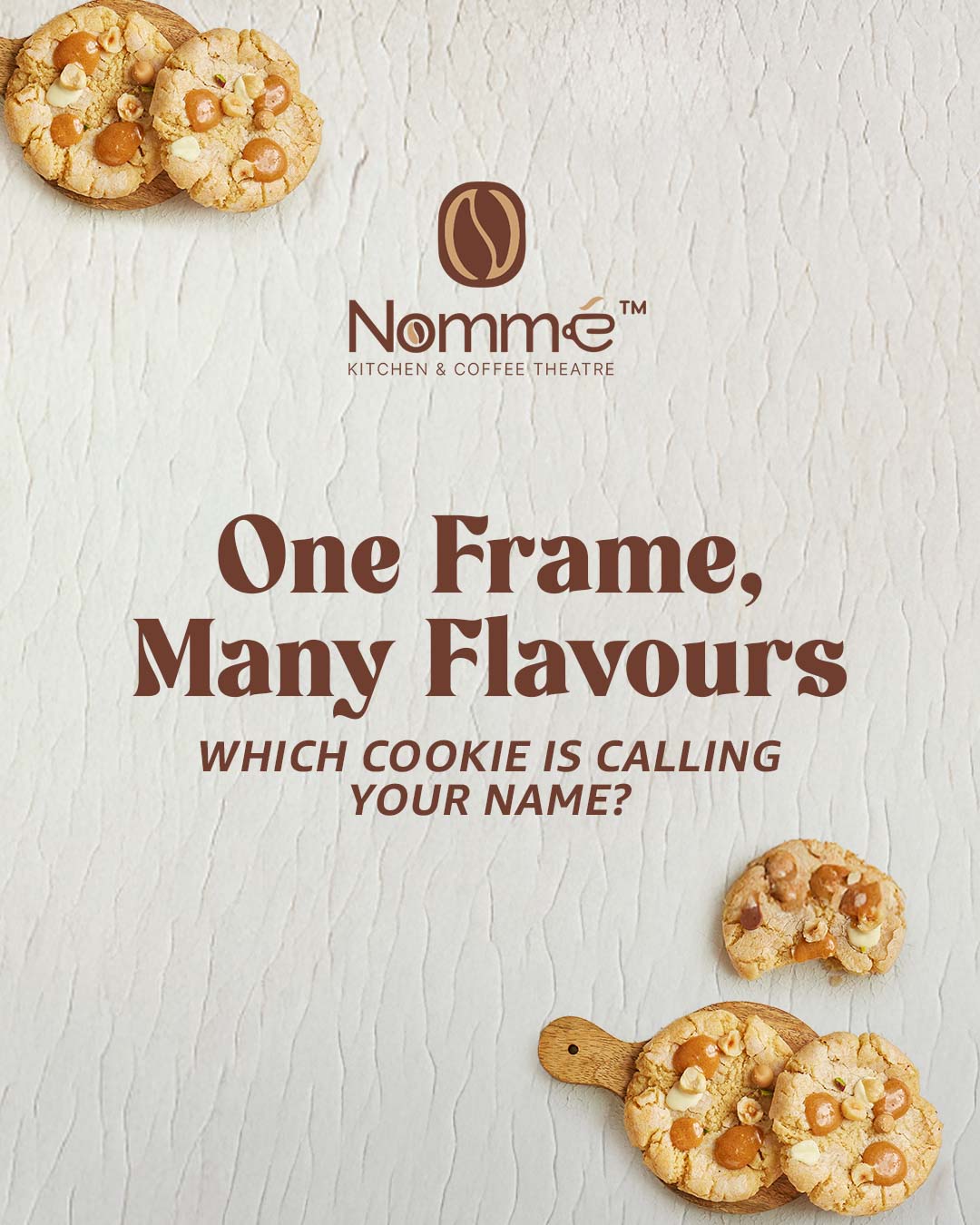 Nomme Kitchen & Coffee Theatre Instagram design by Himanshu Narwaria