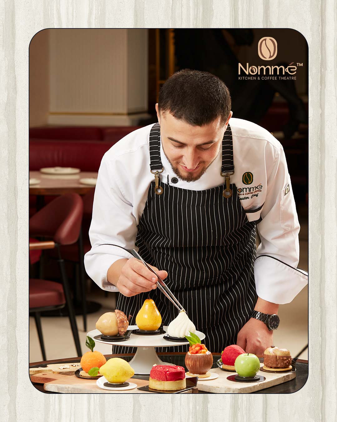 Nomme Kitchen & Coffee Theatre Instagram design by Himanshu Narwaria
