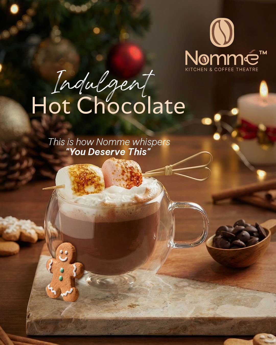 Nomme Kitchen & Coffee Theatre Instagram design by Himanshu Narwaria