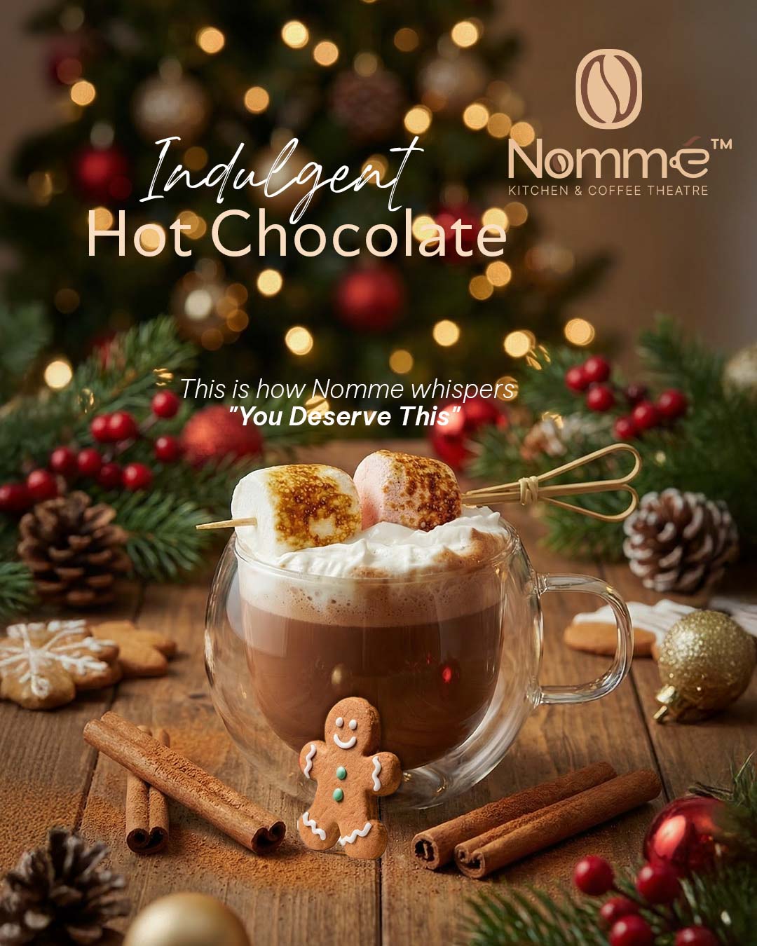 Nomme Kitchen & Coffee Theatre Instagram design by Himanshu Narwaria