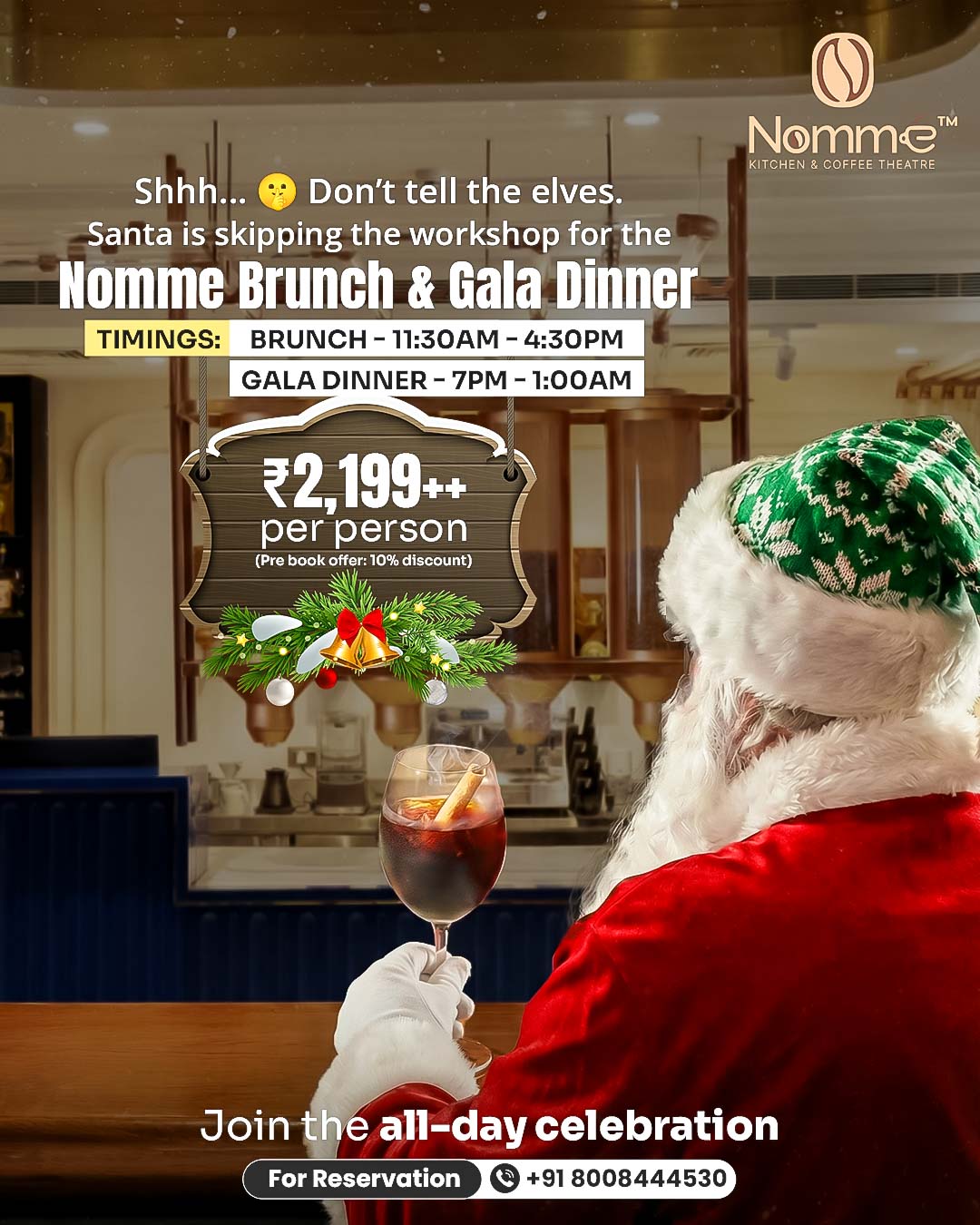 Nomme Kitchen & Coffee Theatre Instagram design by Himanshu Narwaria
