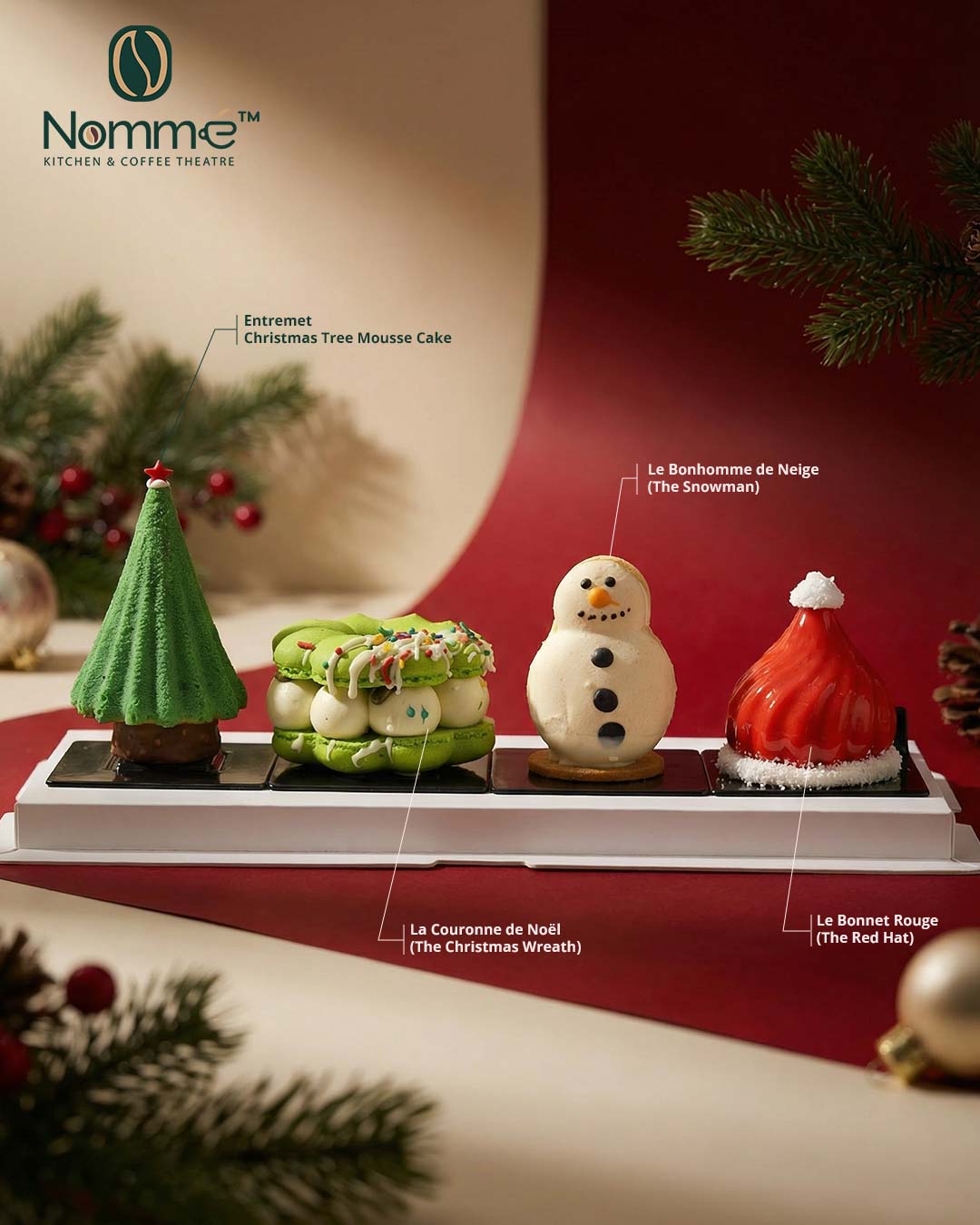 Nomme Kitchen & Coffee Theatre Instagram design by Himanshu Narwaria