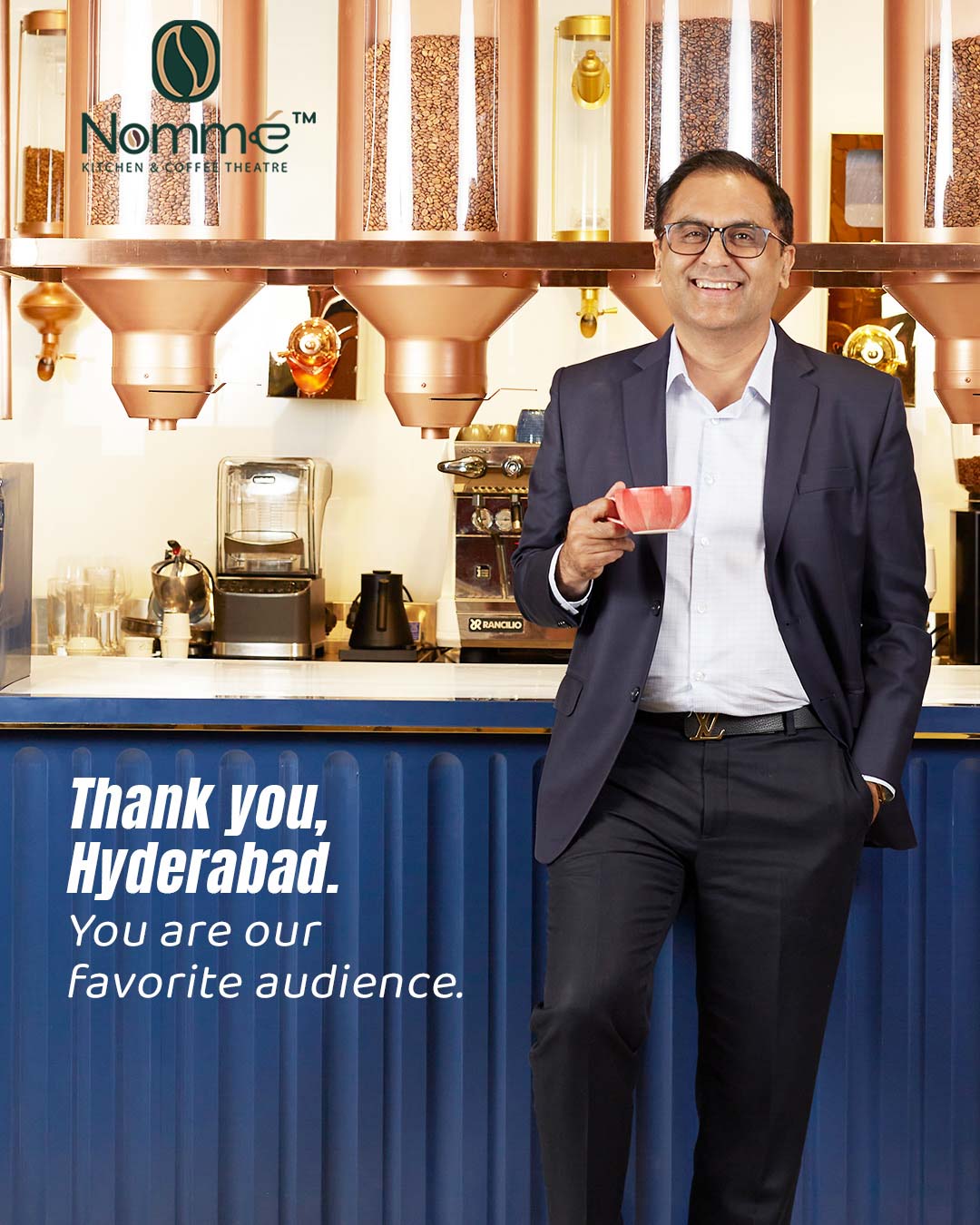 Nomme Kitchen & Coffee Theatre Instagram design by Himanshu Narwaria