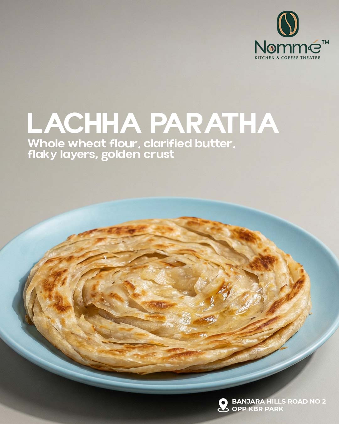 Nomme Kitchen & Coffee Theatre Instagram design by Himanshu Narwaria