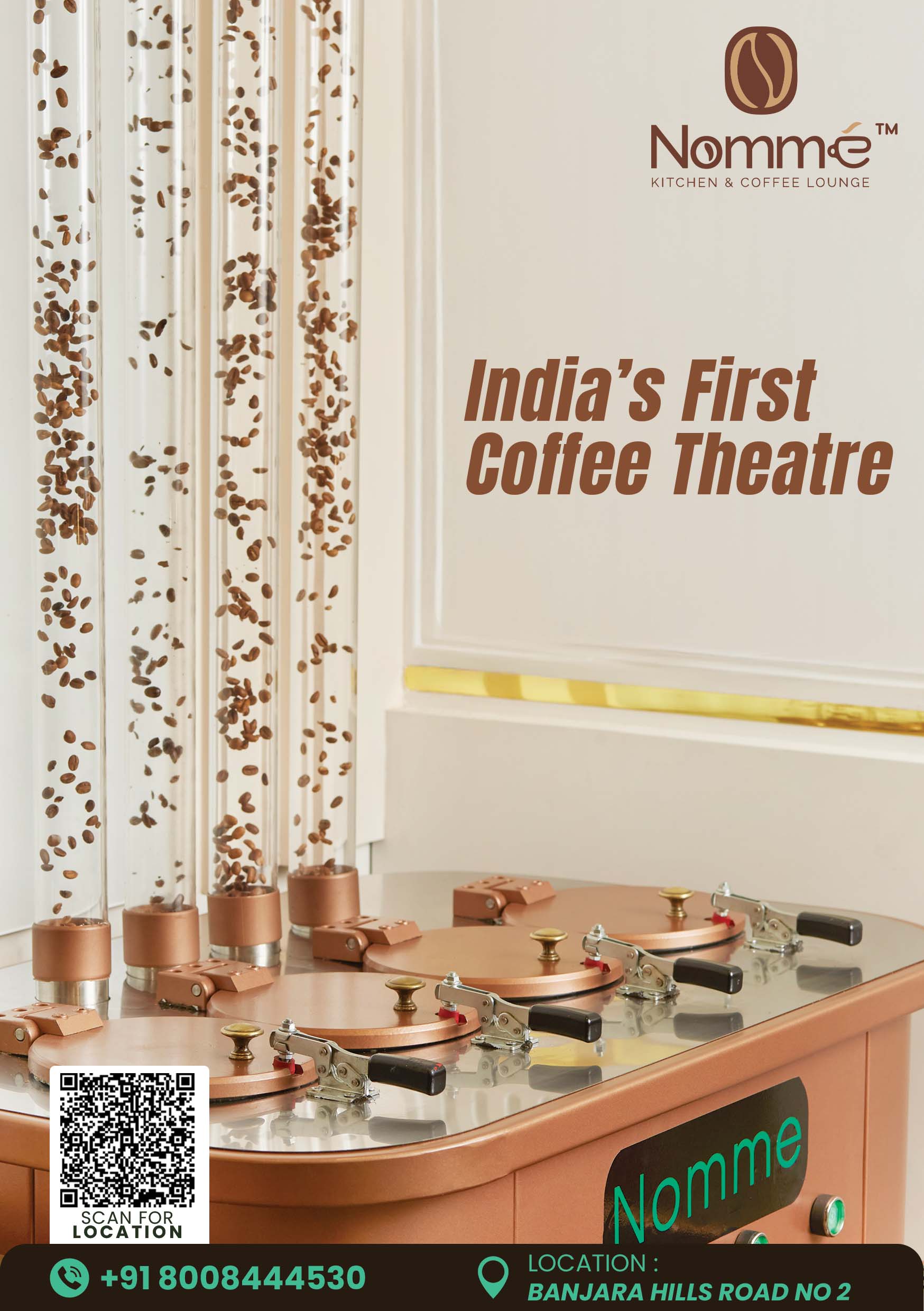 Nomme Kitchen & Coffee Theatre Instagram design by Himanshu Narwaria