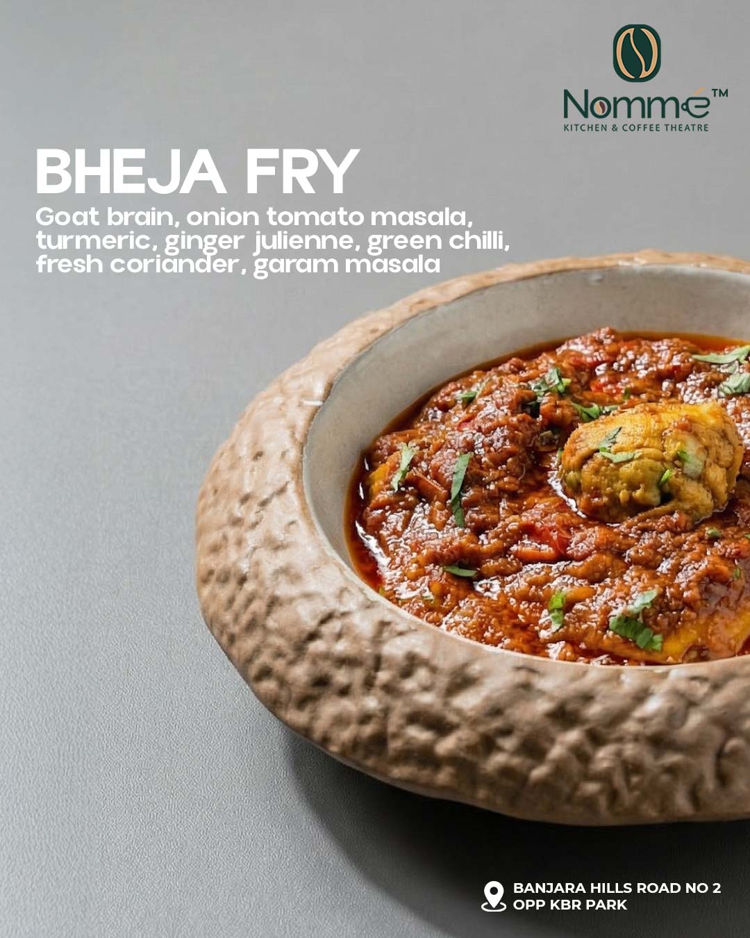 Nomme Kitchen & Coffee Theatre Instagram design by Himanshu Narwaria