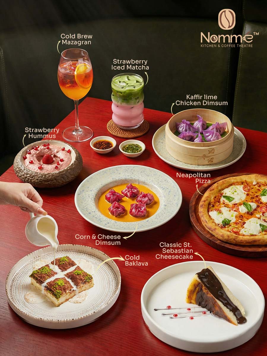 Nomme Kitchen & Coffee Theatre Instagram design by Himanshu Narwaria